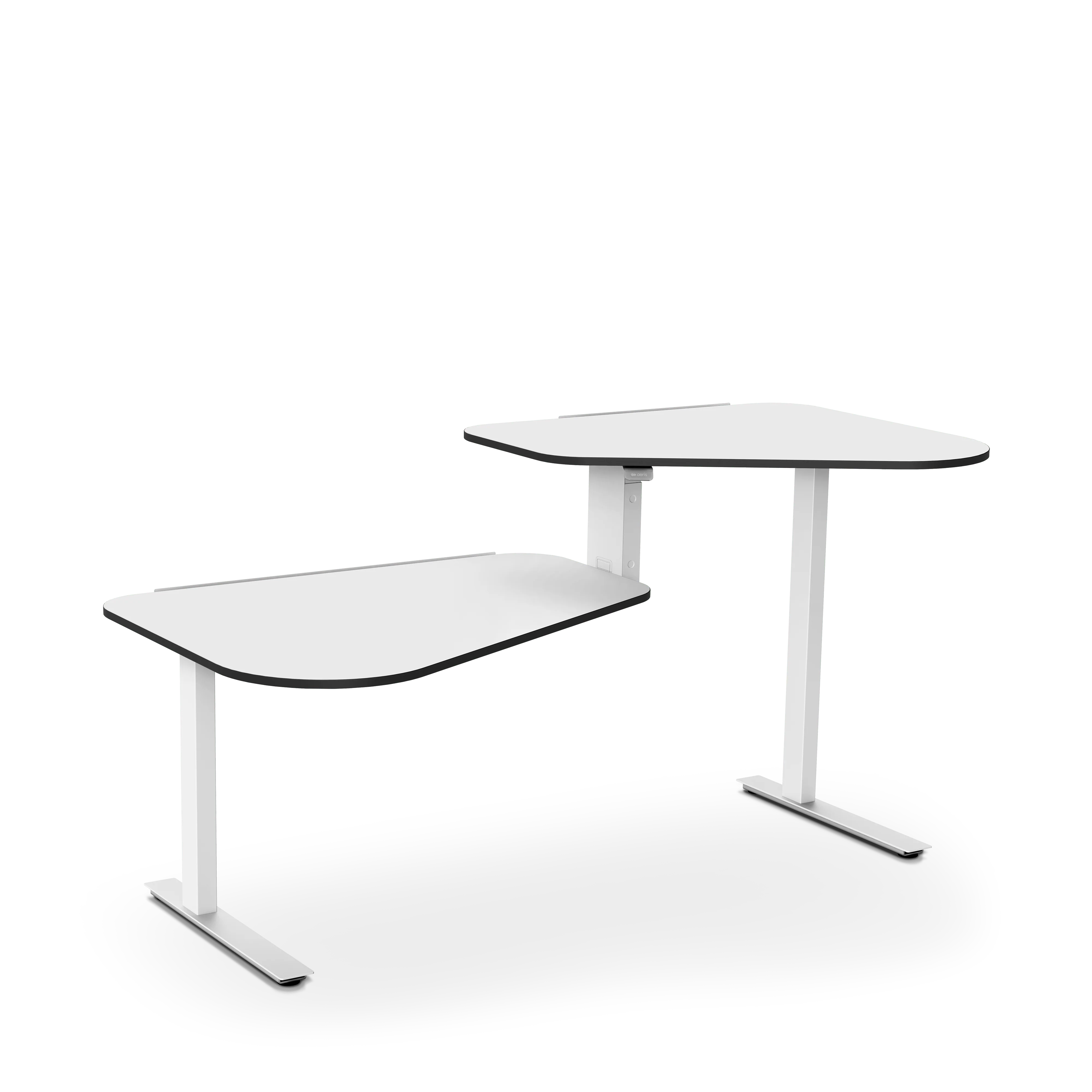 Aeris Active Office Desk, weiß, Stehtisch rechts - Image 4