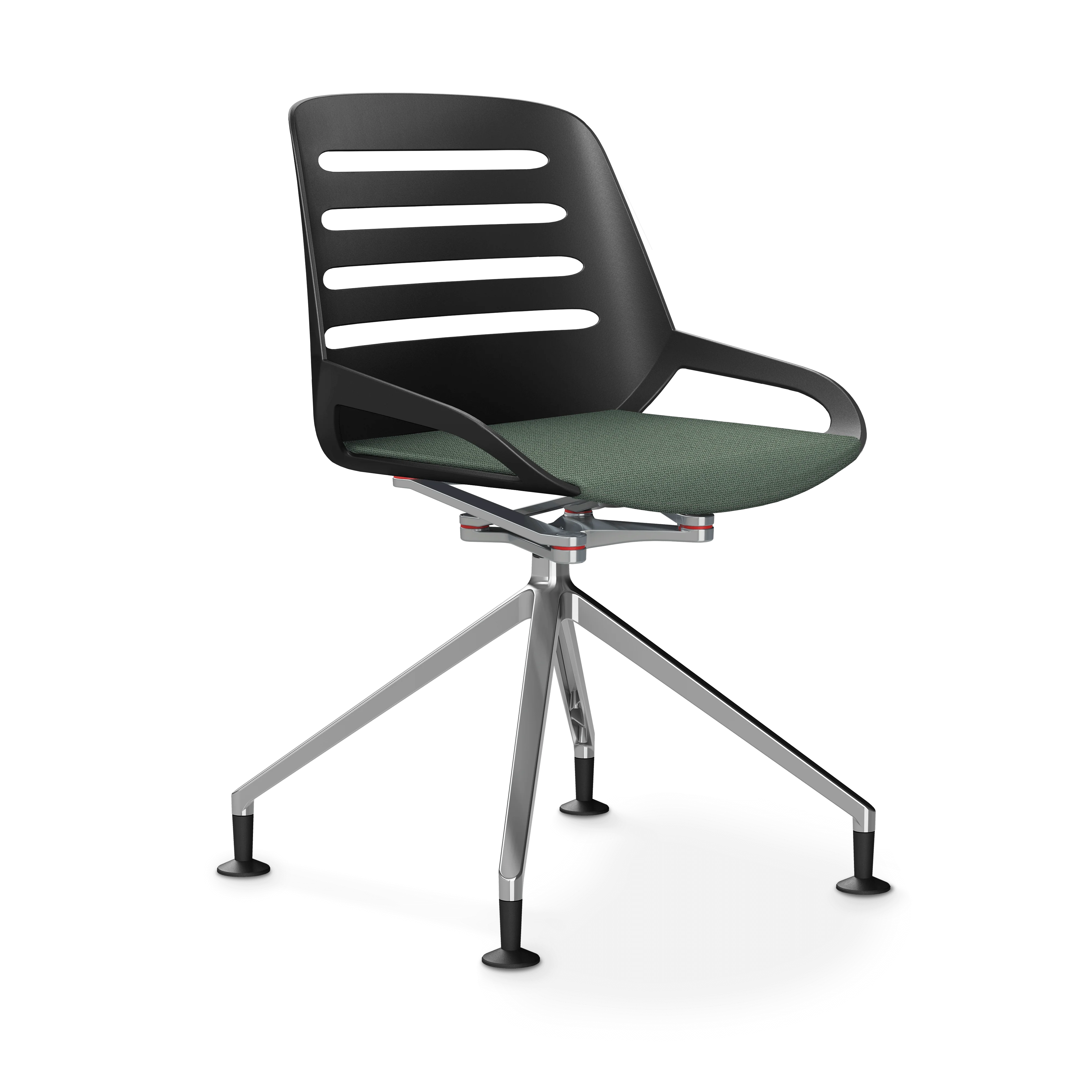 Aeris Numo Comfort Fußkreuz Gleiter Sitzbezug blassgrün meliert - Image 6