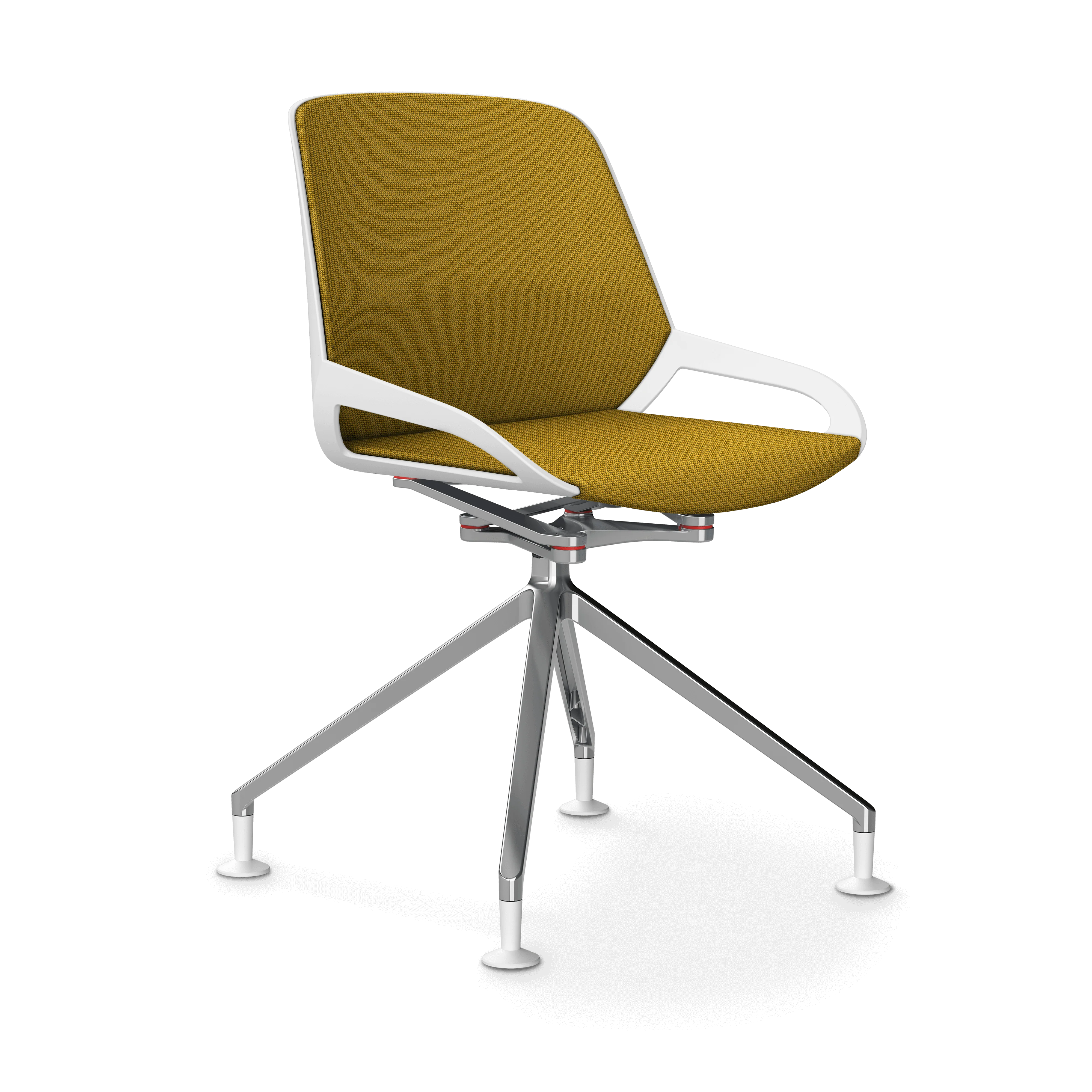 Aeris Numo Comfort Fußkreuz Gleiter Sitzbezug gelb meliert - Image 4