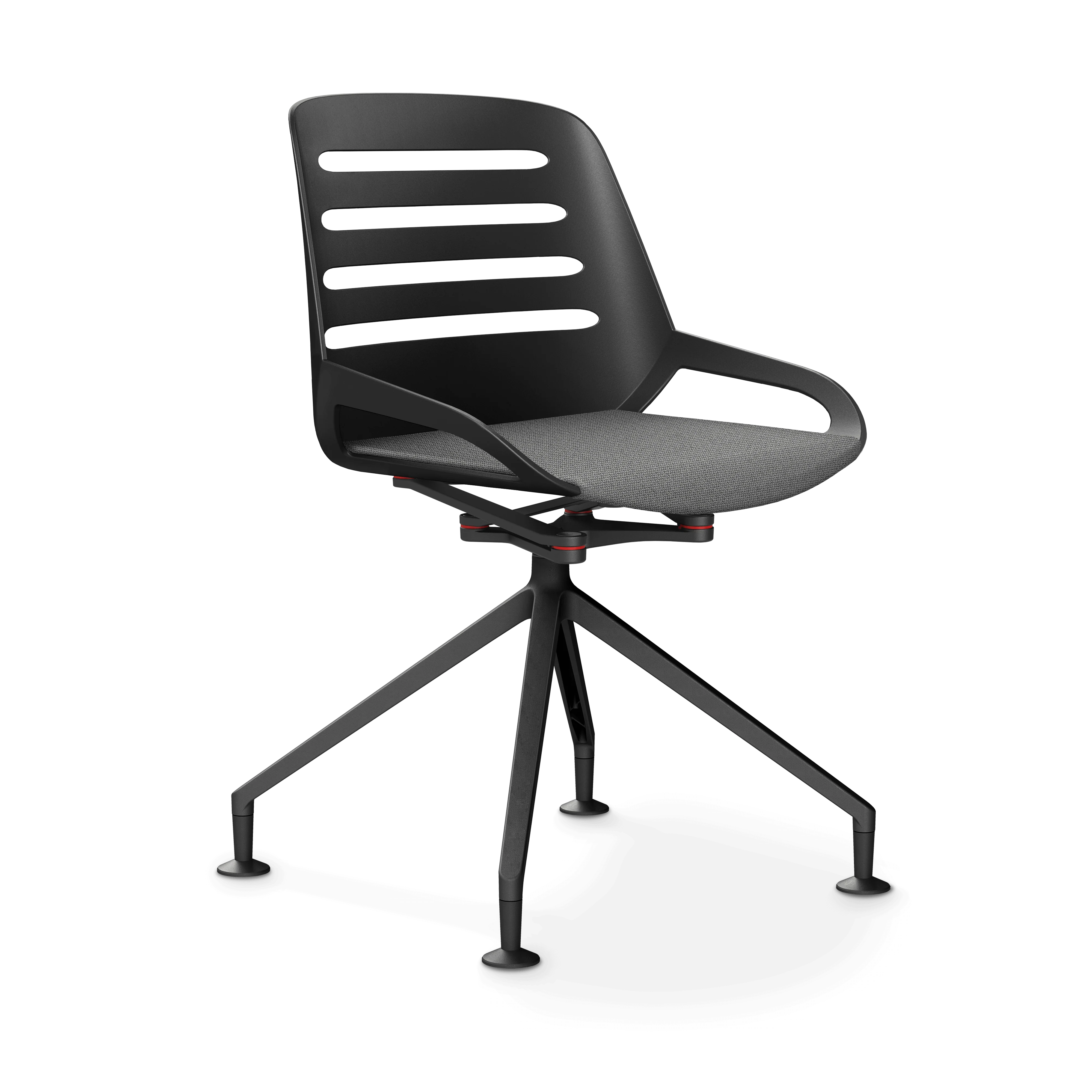 Aeris Numo Comfort Fußkreuz Gleiter Sitzbezug hellgrau meliert - Image 5