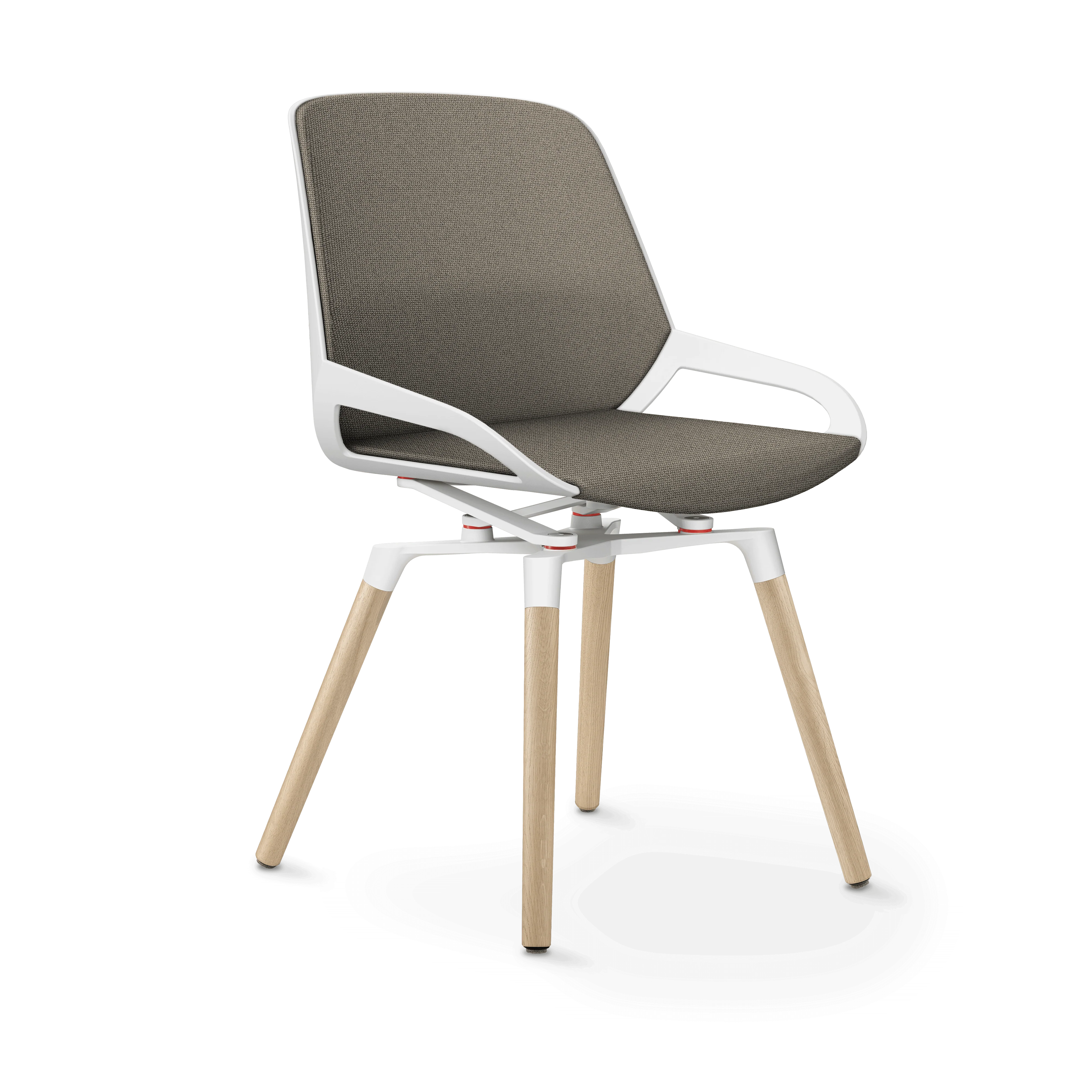 Aeris Numo Comfort Holzbeine Eiche Sitzbezug beige meliert - Image 3