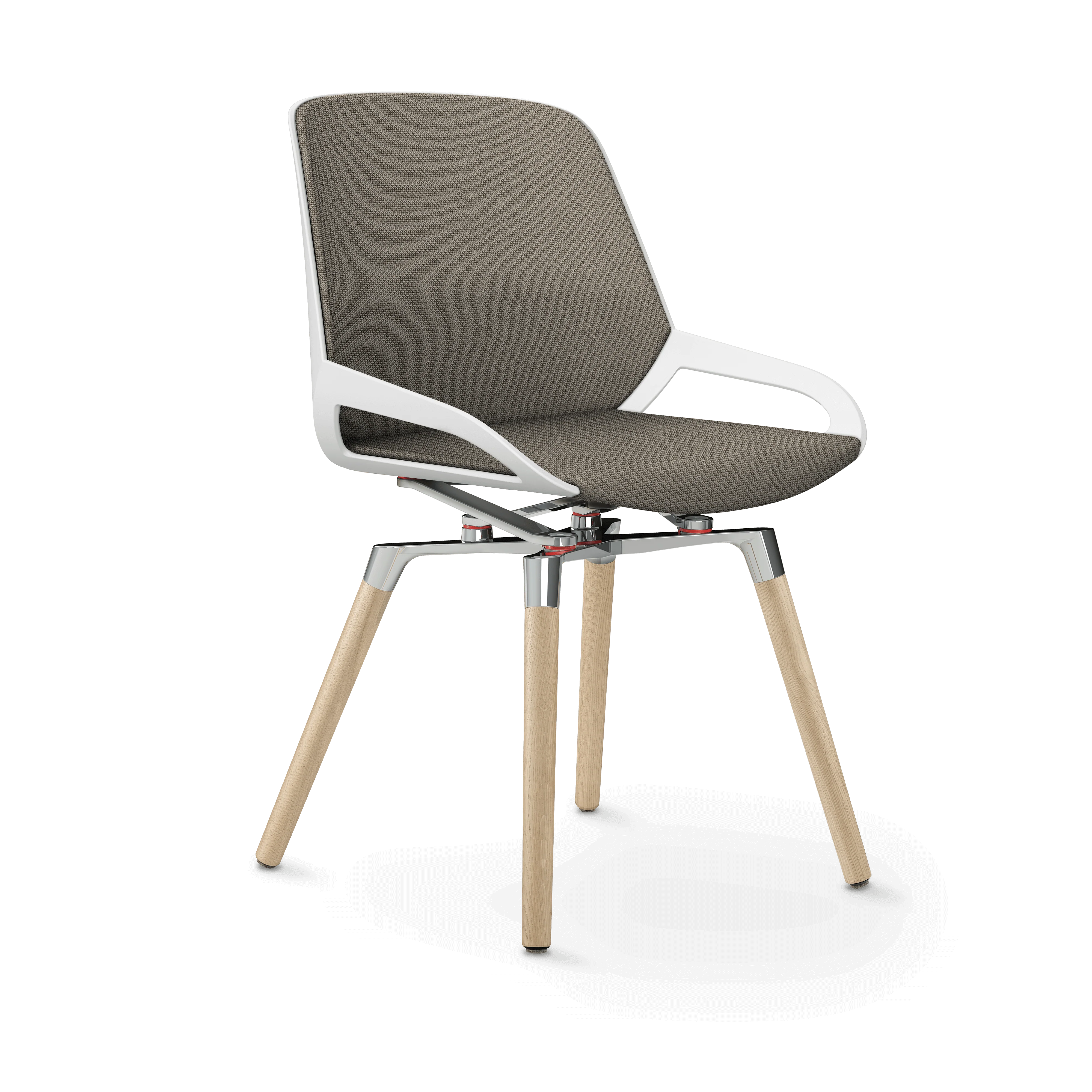 Aeris Numo Comfort Holzbeine Eiche Sitzbezug beige meliert - Image 4