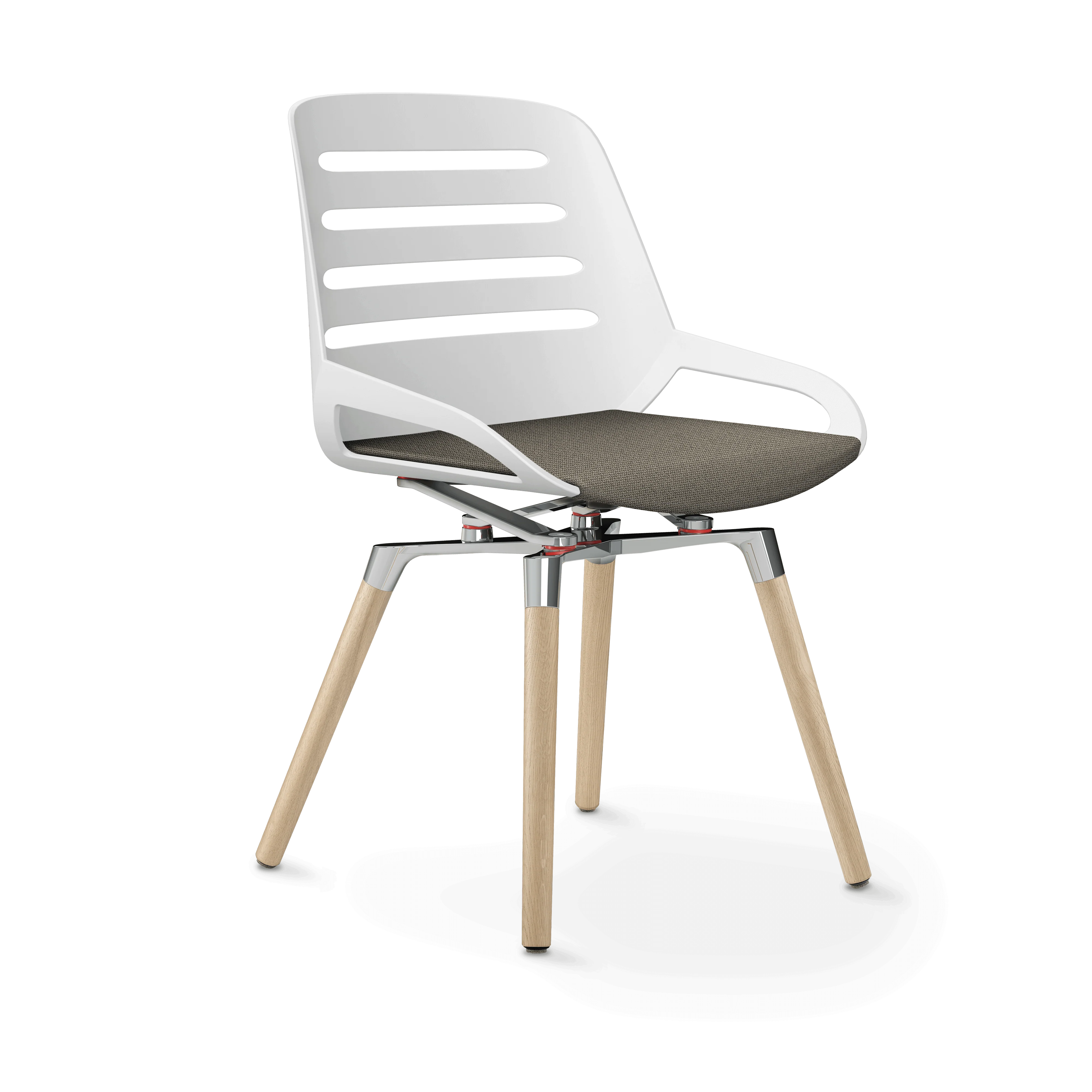 Aeris Numo Comfort Holzbeine Eiche Sitzbezug beige meliert - Image 8