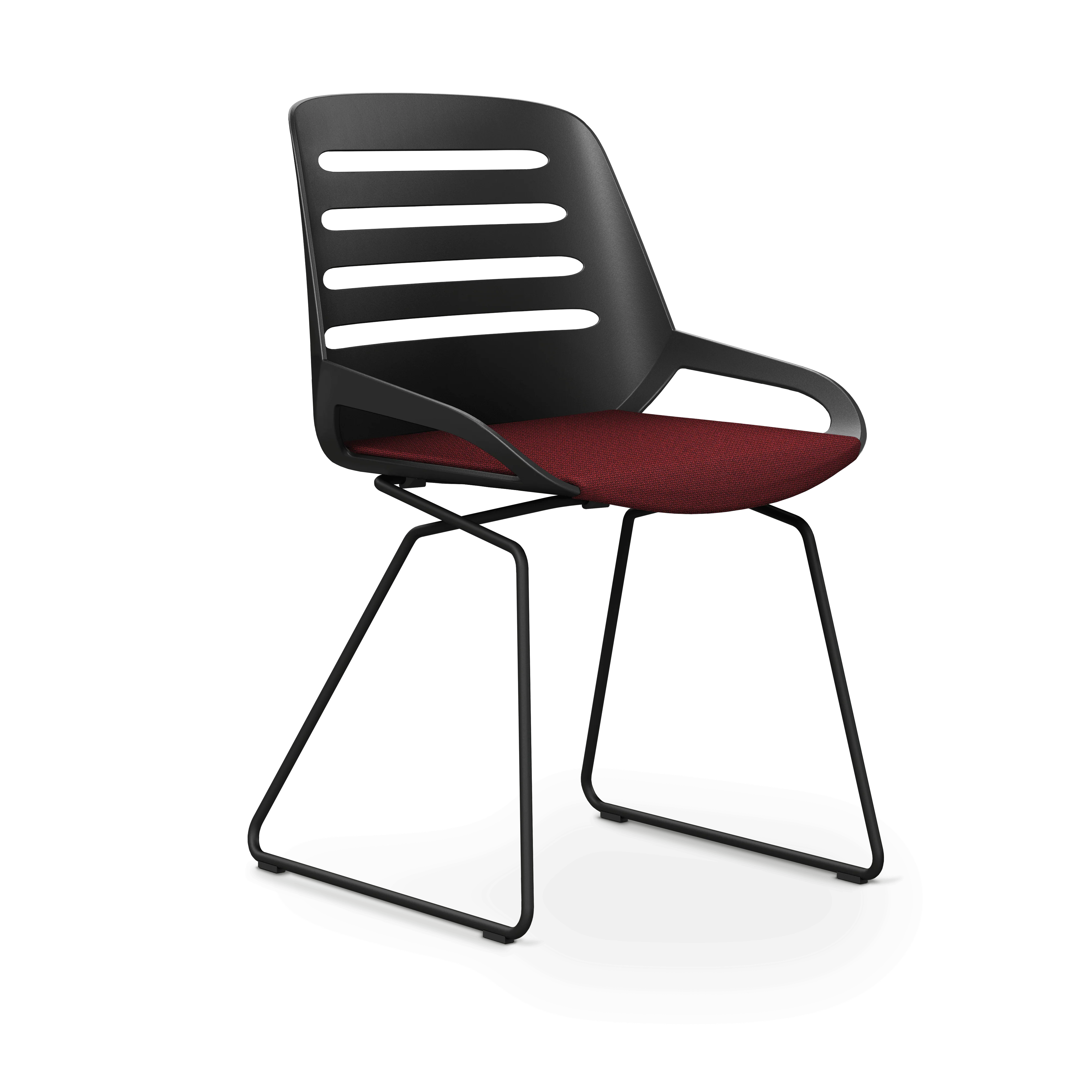 Aeris Numo Comfort Kufengestell Sitzbezug rot meliert - Image 5