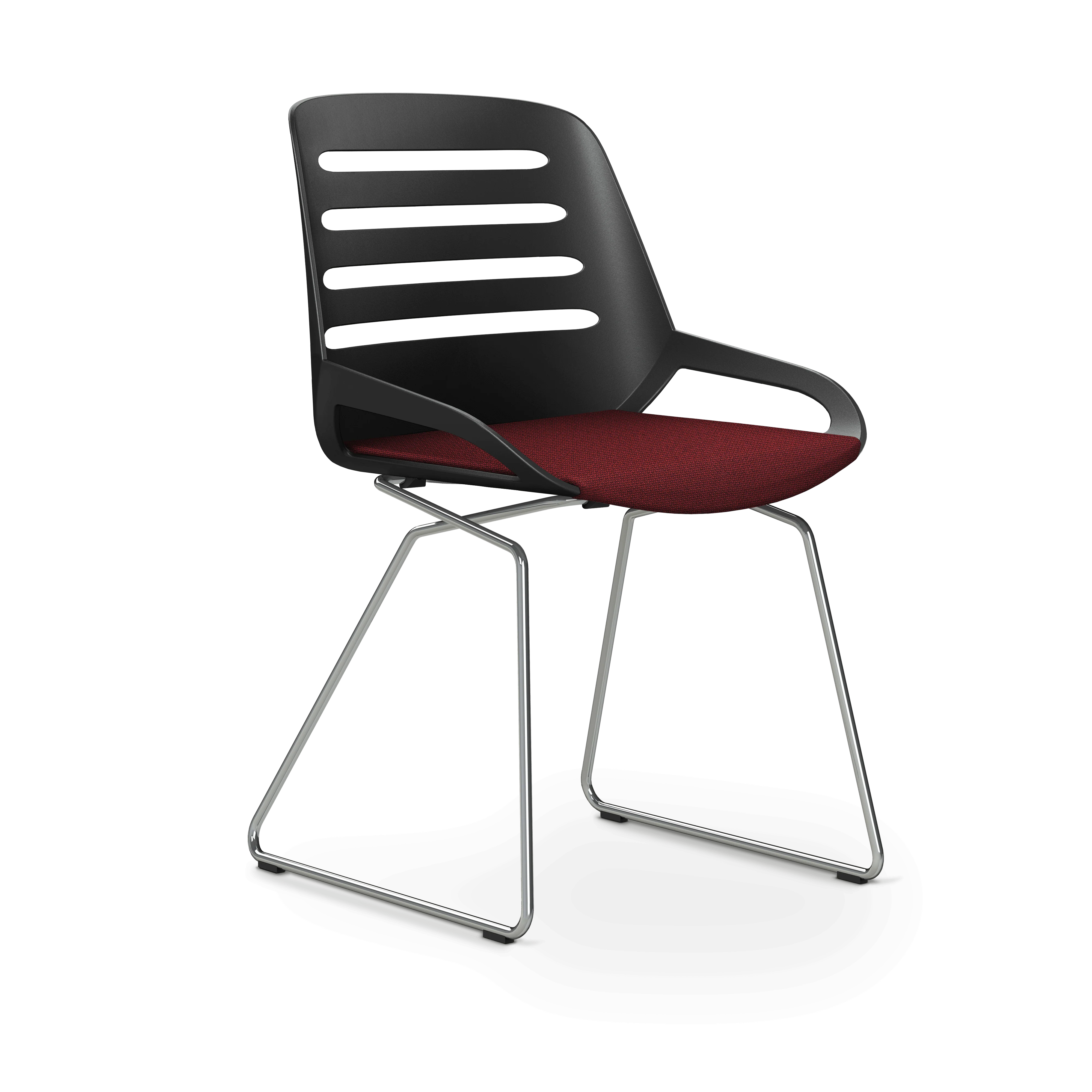 Aeris Numo Comfort Kufengestell Sitzbezug rot meliert - Image 6