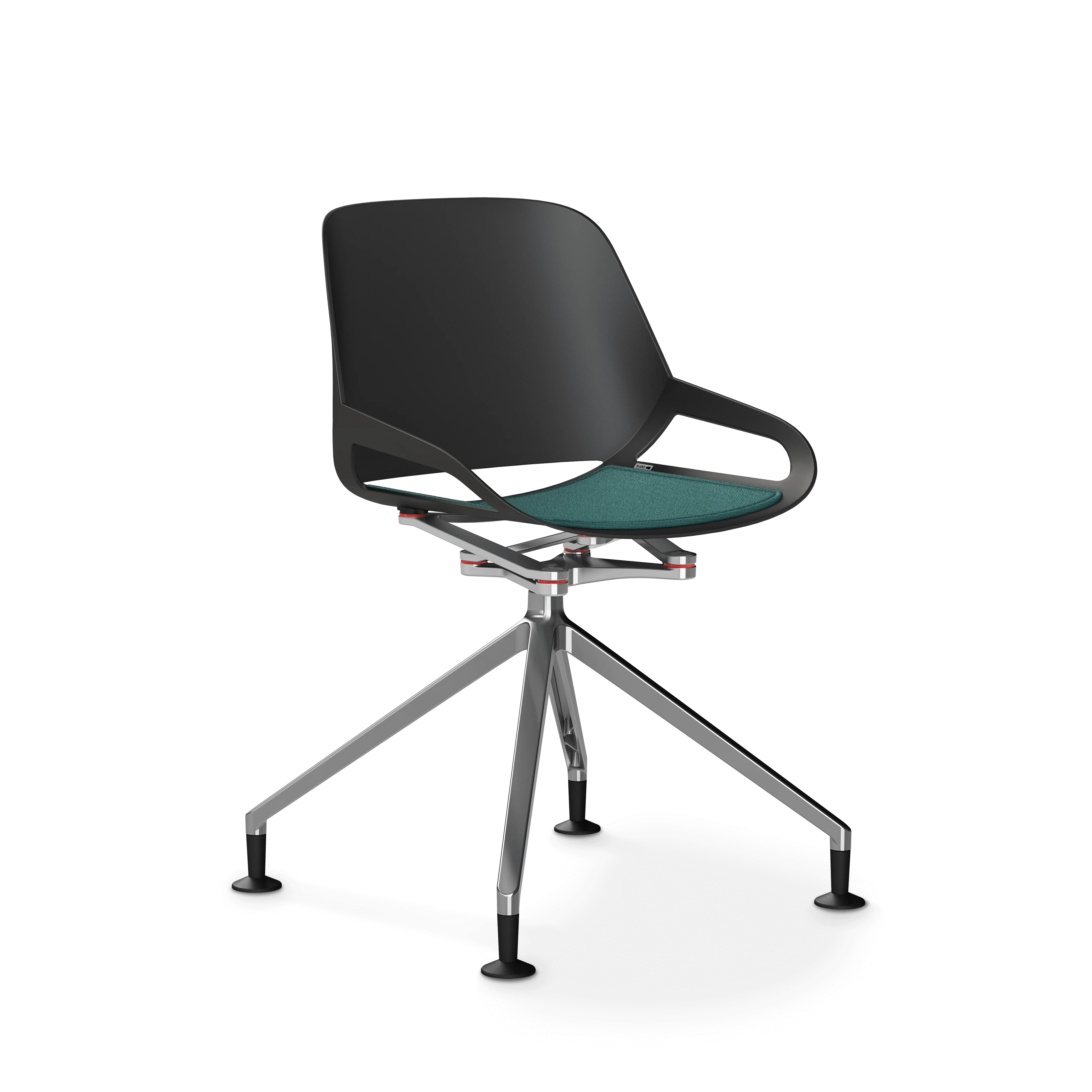 Aeris Numo Fußkreuz Gleiter Sitzschalenfarbe schwarz - Image 11