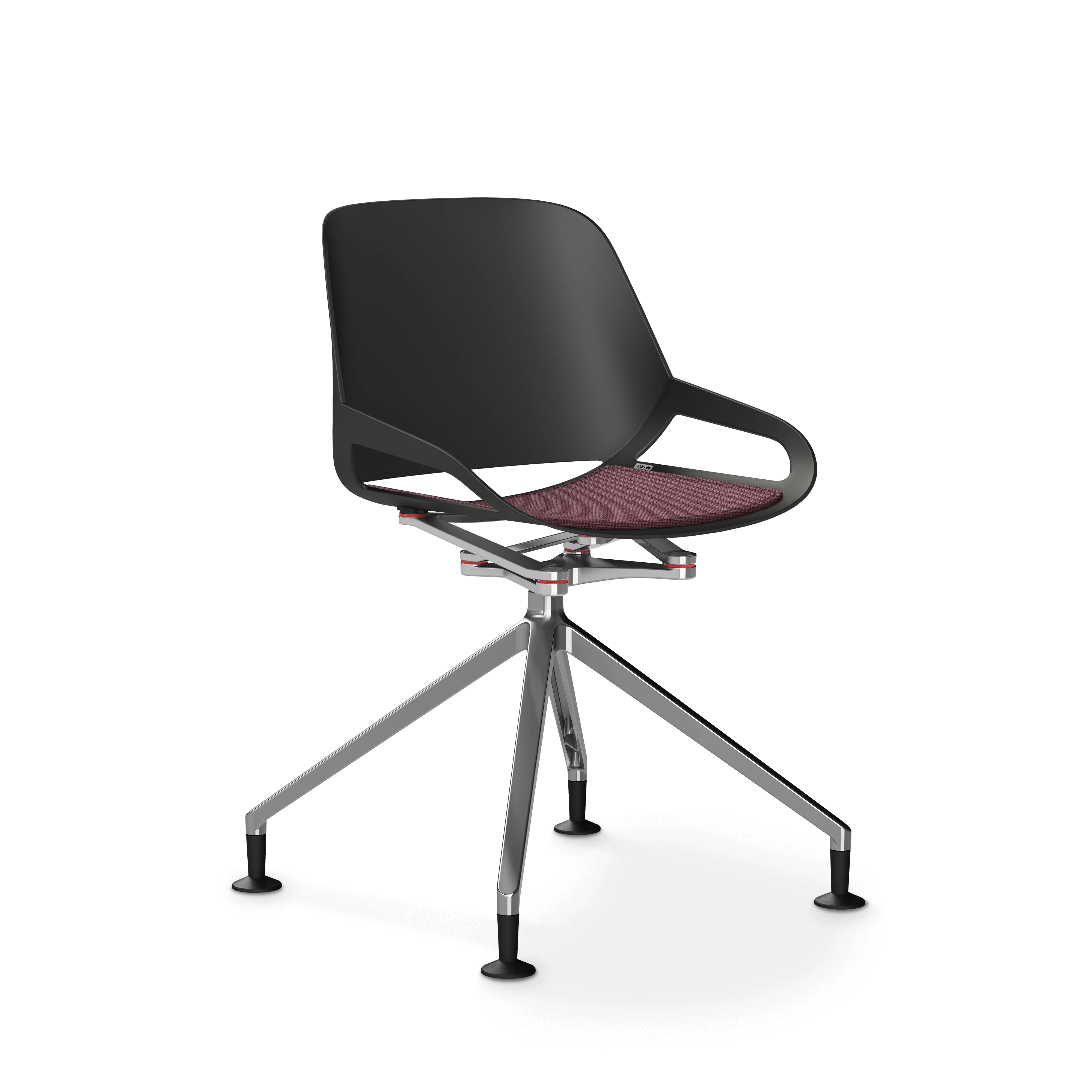 Aeris Numo Fußkreuz Gleiter Sitzschalenfarbe schwarz - Image 12