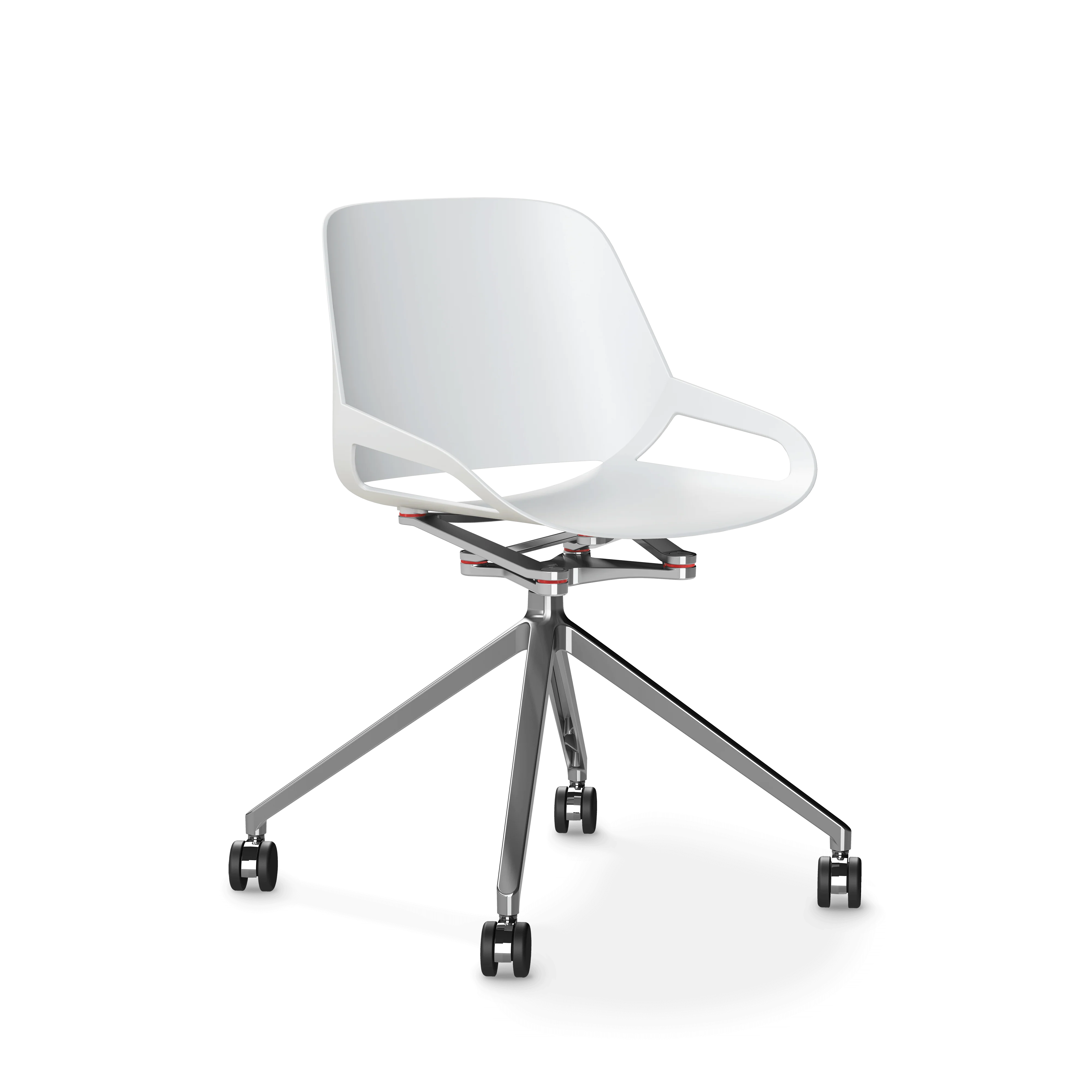 Aeris Numo Fußkreuz Rollen Sitzschalenfarbe weiß - Image 8
