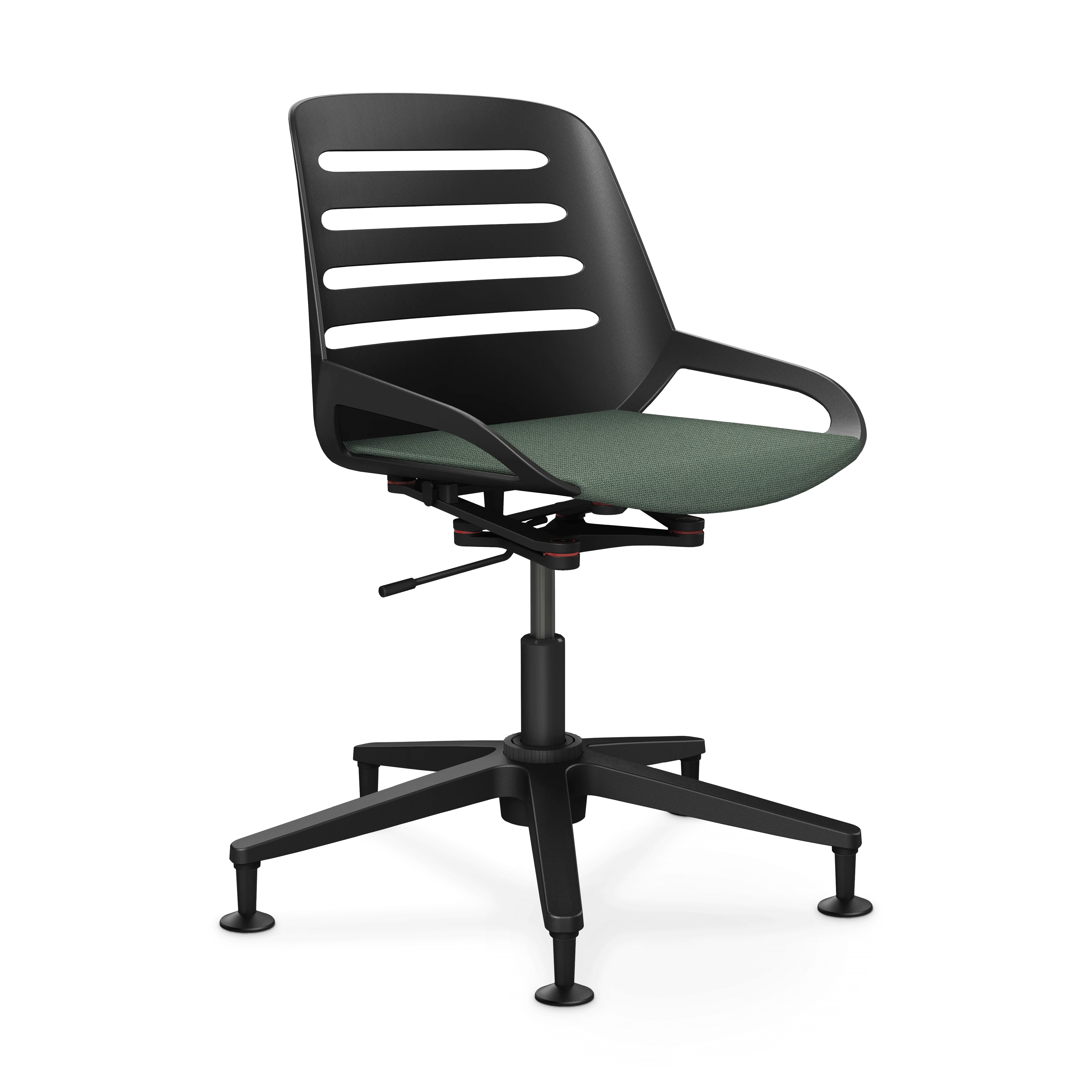 Aeris Numo Task Gestellfarbe schwarz Sitzbezug blassgrün meliert - Image 10