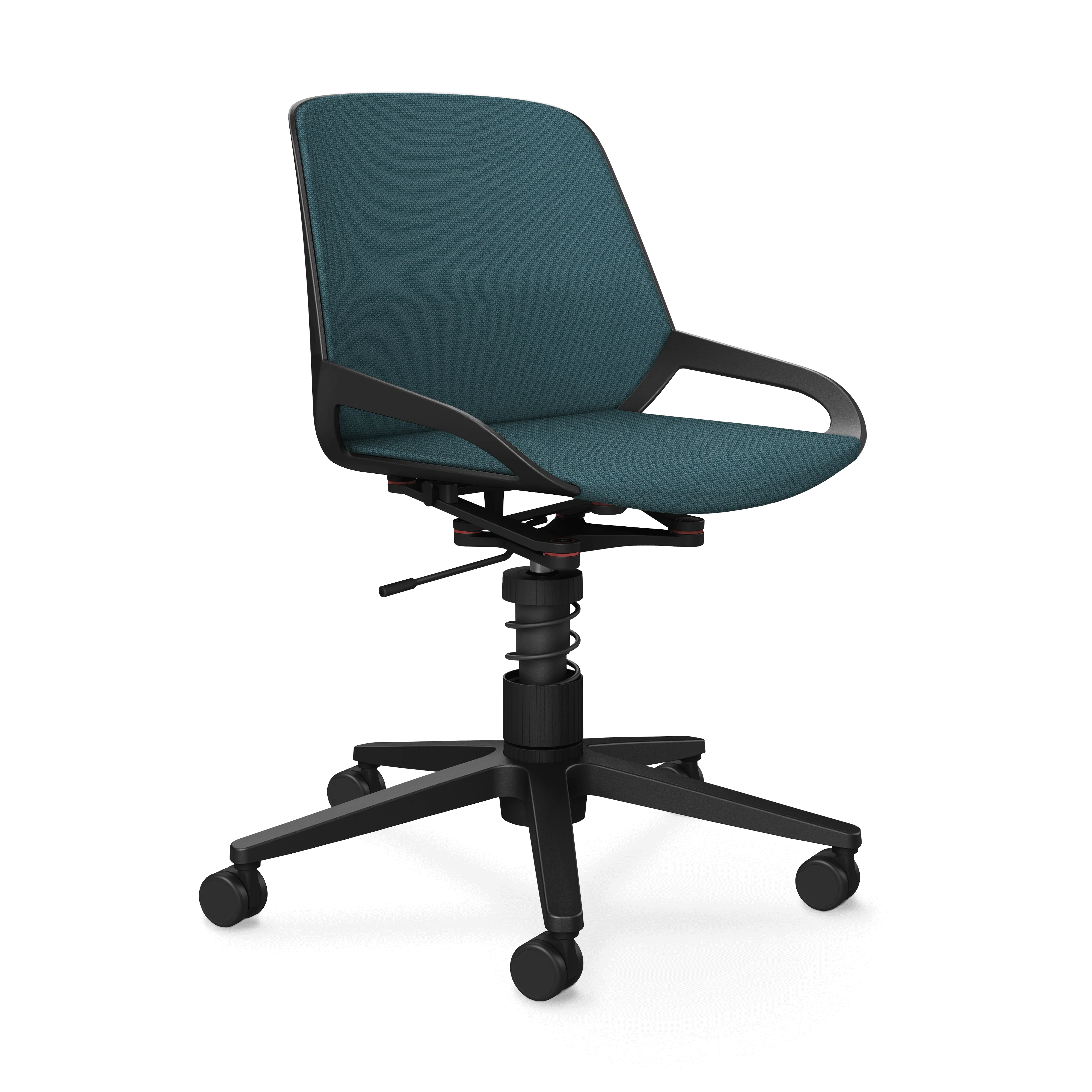 Aeris Numo Task Gestellfarbe schwarz Sitzbezug blau meliert - Image 3