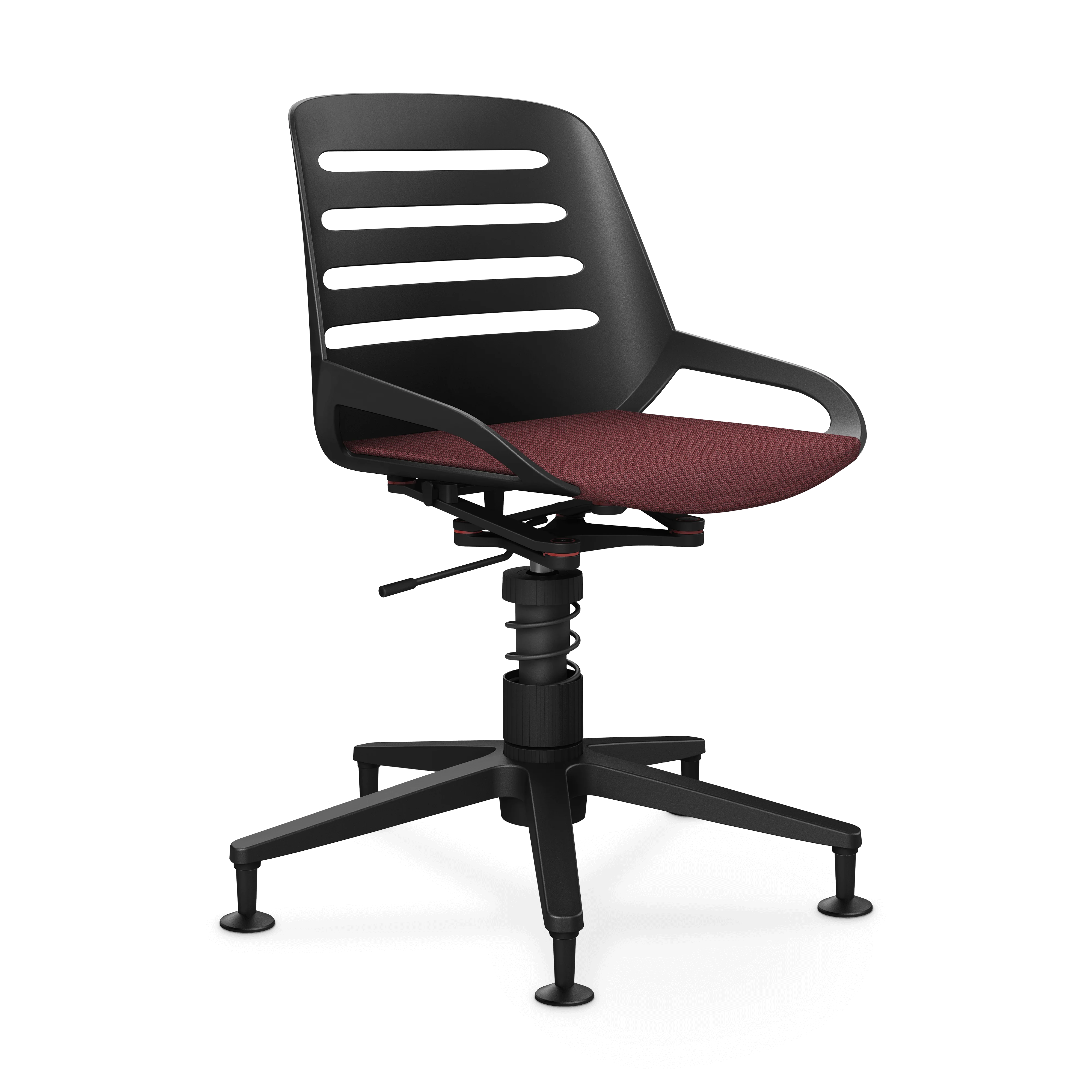 Aeris Numo Task Gestellfarbe schwarz Sitzbezug dunkelviolett meliert - Image 12