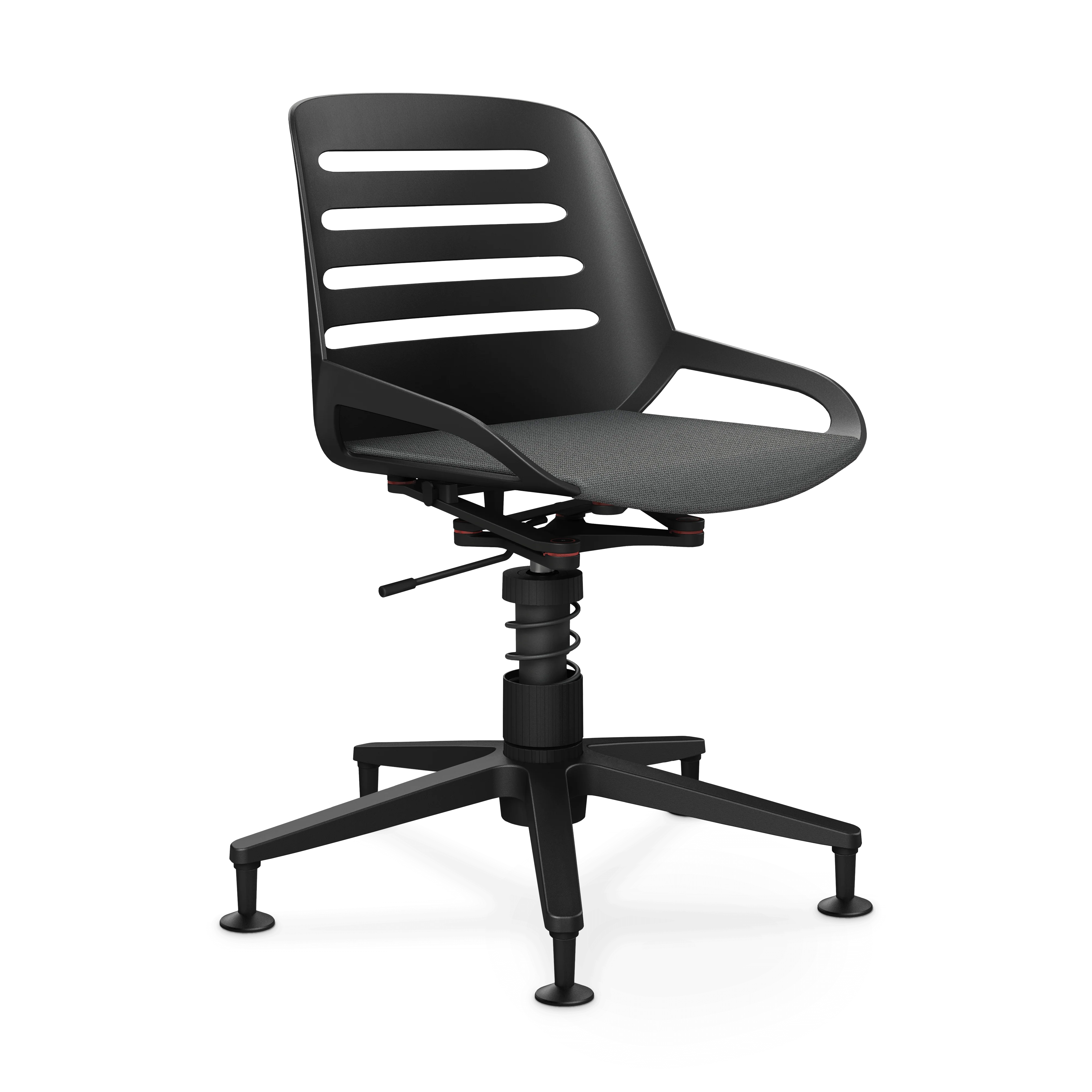 Aeris Numo Task Gestellfarbe schwarz Sitzbezug grau meliert - Image 11