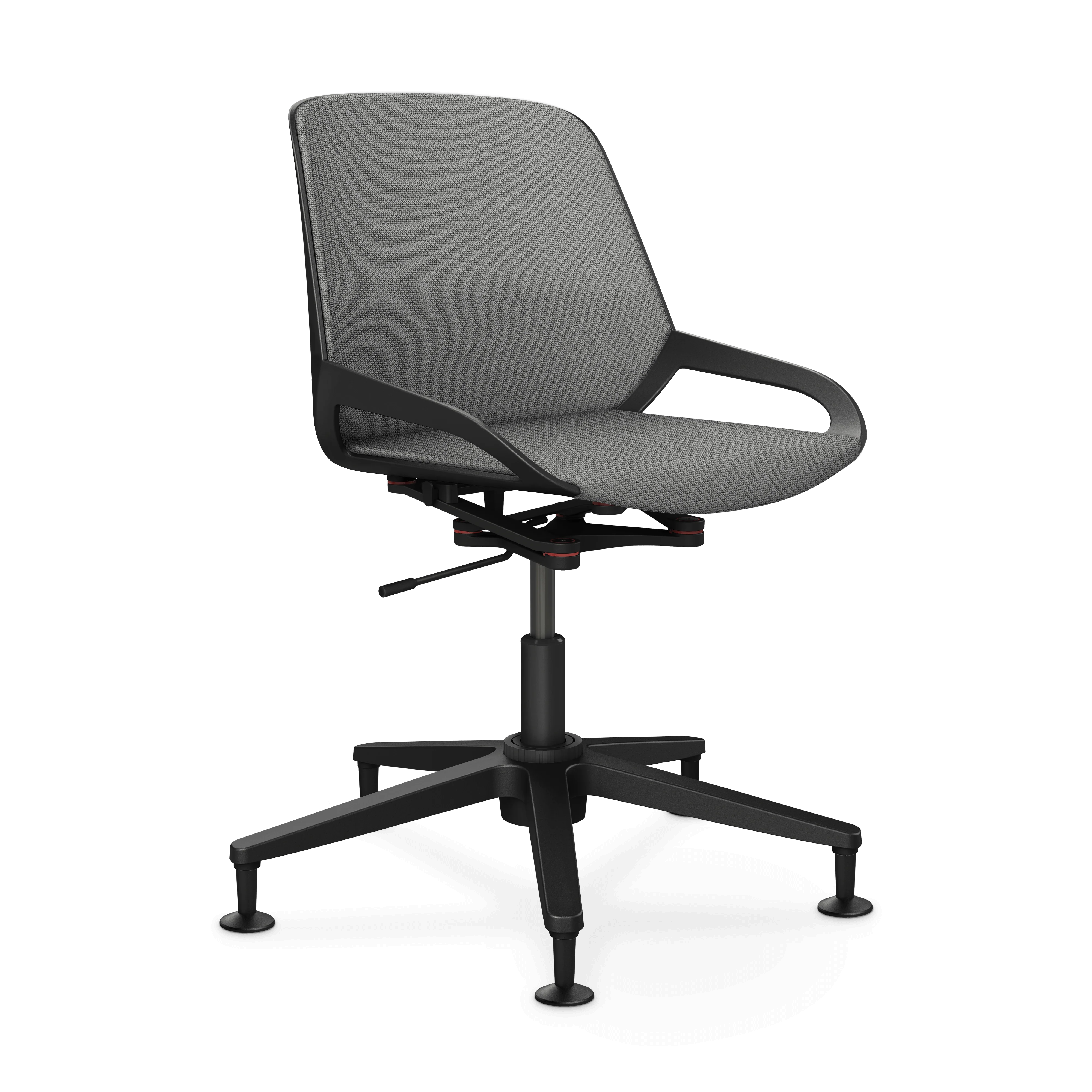 Aeris Numo Task Gestellfarbe schwarz Sitzbezug hellgrau meliert - Image 7