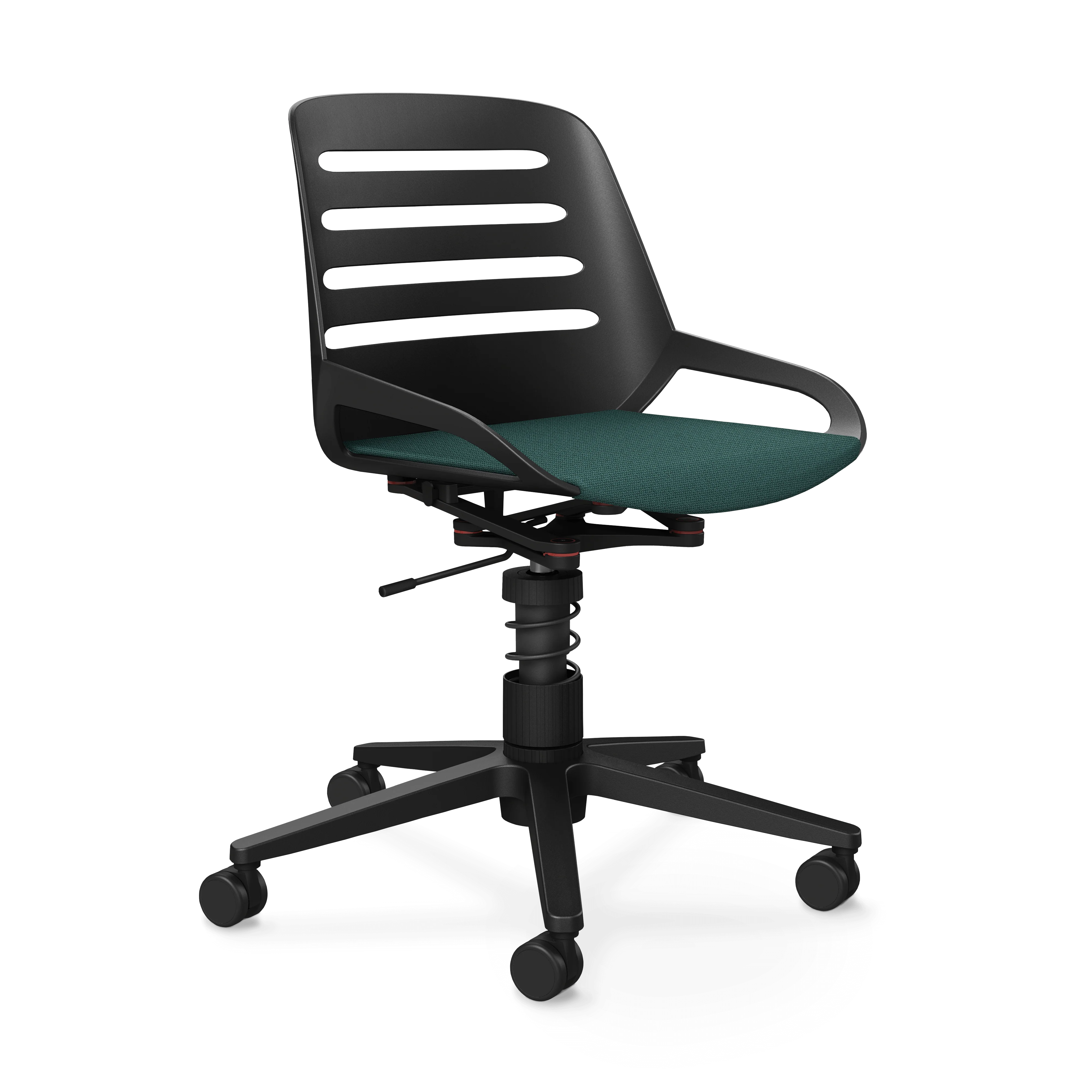 Aeris Numo Task Gestellfarbe schwarz Sitzbezug taubenblau meliert - Image 6