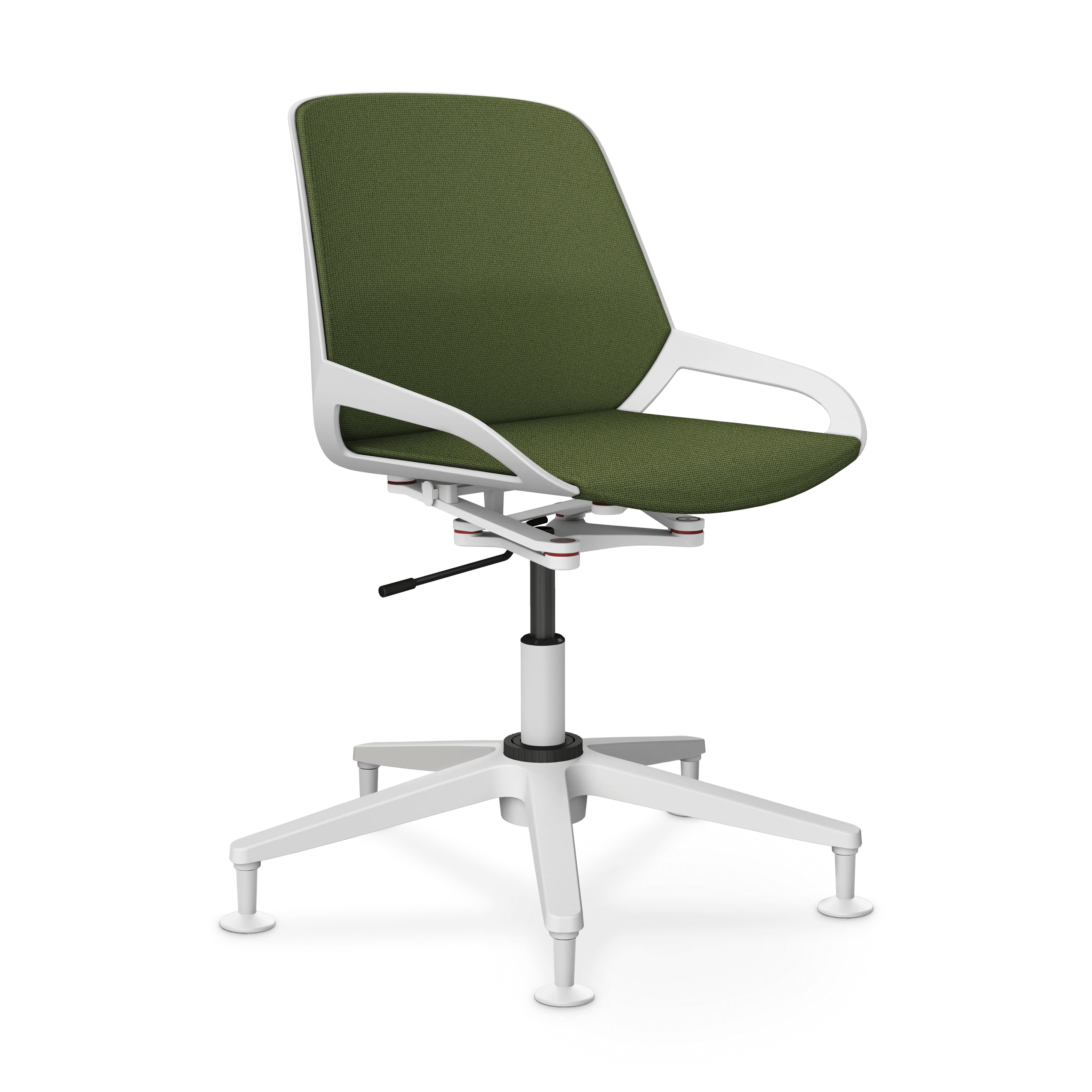 Aeris Numo Task Gestellfarbe weiß Sitzbezug farngrün meliert - Image 7